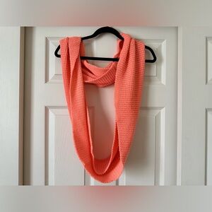 Creamy orange infinity scarf. New!